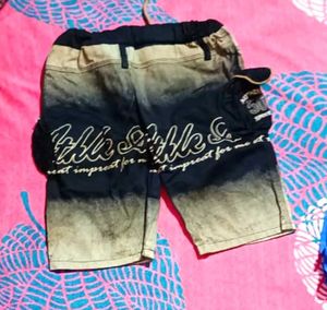 Denim Shaded Short For 7 To 8 Year Boys