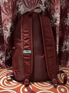 Unisex Maroon Puma Backpack