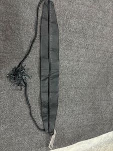 Black Leather Waist Belt