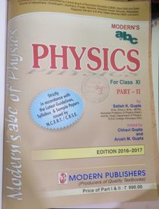 Physics Modern&#39;s abc Part --2 Class 11