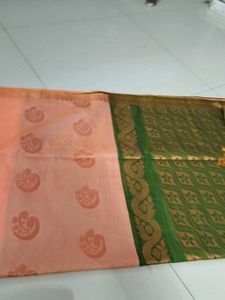 Light Orange Soft Silk Sarees...
