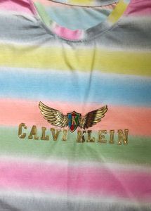 Striped Tie-Front Tee Women
