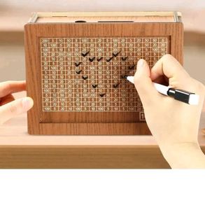 ADKD Wooden Money Piggy Bank for Kids