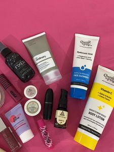 Combo Of Skincare And Makeup Products