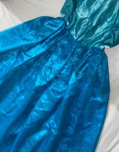 Blue Spaghetti Strap Dress