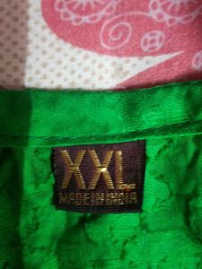 Green Embroidered Kurta