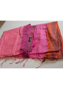 Used pink roopkotha saree
