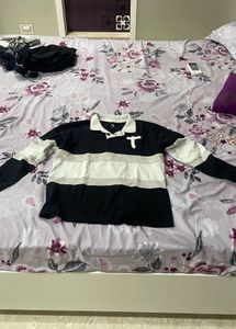 Striped Polo T-Shirt
