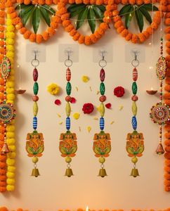 Ganesha Beaded Door/Wall Hanging set of 4