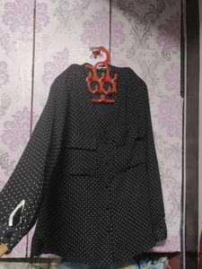 Black And White Polka Dotted Shirt