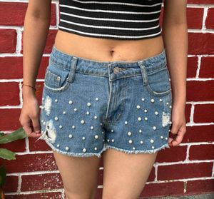 Pearl Denim Shorts