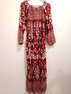 *New* Smoky Dress Maroon 42-50 Inches
