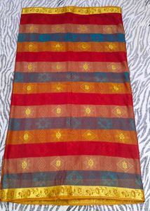 multi colour saree