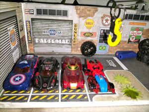 3D Hotwheels DECORATIVE Garrage Wooden