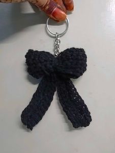 Crochet Bow Keyring