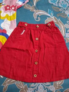 Girls Kids Top And Skirt