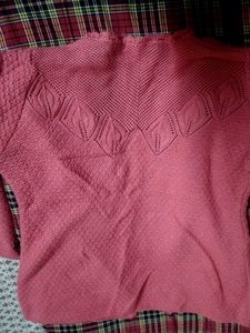 Pink Embroidered Cardigan