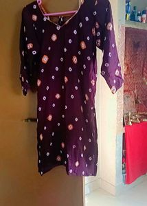 Bandhani Print Kurti