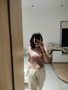 Vintage Brown “Flower Market” Ribbed Crop Top