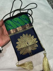 Ethnic Peacock Pouch