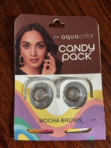 Aqua Color Mocha Brown Lenses