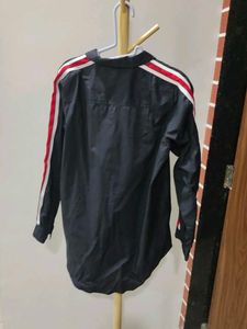 Oversized Black Casual Shirt
