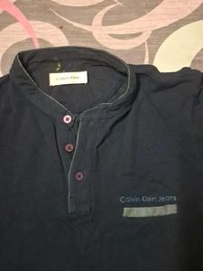 Navy blue shirt For Man