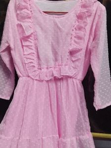 Girls Georgette Frock