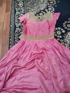 Pink Embellished Party Dress