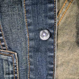 SunSist denim jacket/goth/y2k