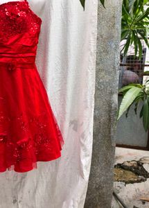 I. SEXY RED PARTY DRESS