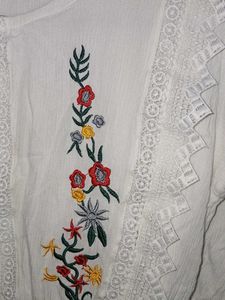Midi Classic White Dress