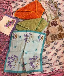 Soft And Cotton Hankies Used But Good
