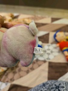 Pastel Bunny Plush Keychain
