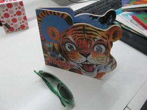 Who Am I - Tiger, Board Book With Cutout Pages