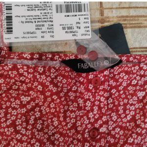 Red Floral Tank Top