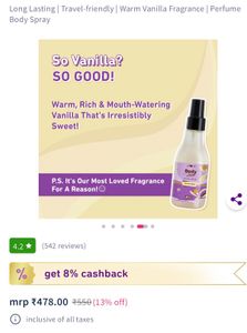 Plum Vanilla Vibes Body Mist