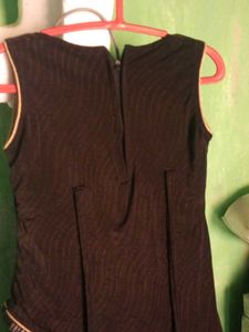 Girls' Party Dress - Black Lace