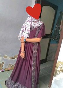 Elegant Maroon Maxi Dress