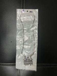 Oxidized Silver Necklace