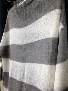Korean Striped Sweater Dress