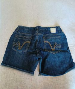Flash Sale | Denim Roll-Cuff Shorts