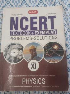 MTG NCERT Physics Textbook + Exemplar Class 11th