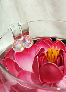 (₹99)Transparent Pearl Earrings