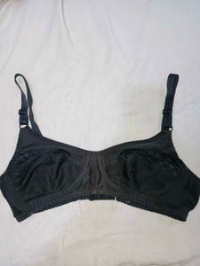 Black Lace Trim Bra