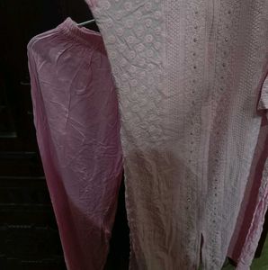 Pink Kurti With Pant
