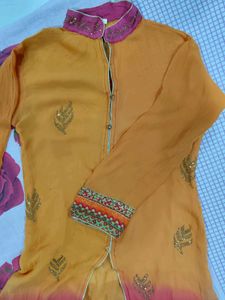 Front Slit Designer Kurta