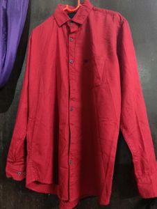 Maroon Casual Shirt