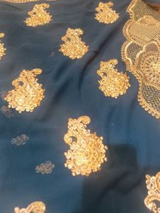Elegant Embroidered Saree