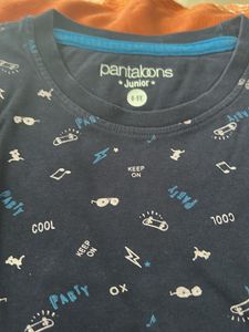 Round neck T-shirt for boy age 8 to 10